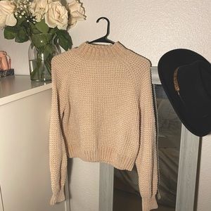 Cream chunky sweatshirt